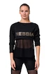 Damen T-Shirt Nebbia  Mesh T-shirt 805 black XS