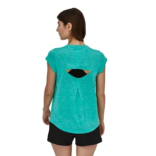 Damen T-Shirt Patagonia  Ridge Flow Shirt Fresh Teal