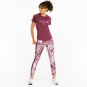 Damen T-Shirt Puma  Run 5K Logo Tee Grape Wine