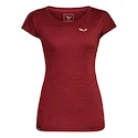 Damen T-Shirt Salewa  Puez melange dry W T-shirt Syrah melange