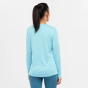 Damen T-Shirt Salomon  Agile LS Tee Crystal Blue