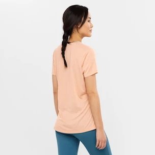 Damen T-Shirt Salomon  Agile SS Tee Sirocco XS