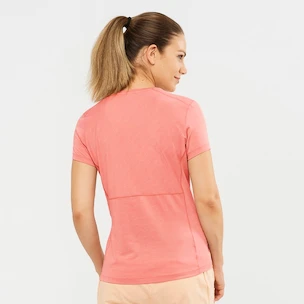 Damen T-Shirt Salomon  XA Tee W Brick Dust