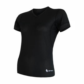 Damen T-Shirt Sensor Coolmax Air Black