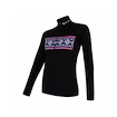 Damen T-Shirt Sensor  Coolmax Thermo FZ LS Black S