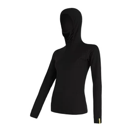 Damen T-Shirt Sensor Merino DF black