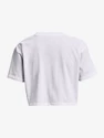 Damen T-Shirt Under Armour  BRANDED LOGO CROP SS-WH