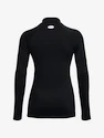 Damen T-Shirt Under Armour ColdGear Authentics Mockneck-BLK