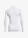 Damen T-Shirt Under Armour ColdGear Authentics Mockneck-WHT