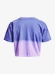 Damen T-Shirt Under Armour  DIP DYE CROP SS-BLU