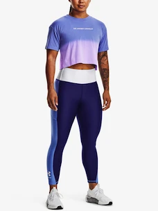 Damen T-Shirt Under Armour  DIP DYE CROP SS-BLU XL