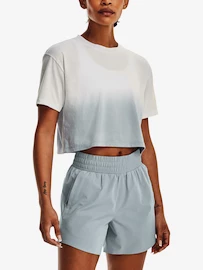 Damen T-Shirt Under Armour DIP DYE CROP SS-GRY