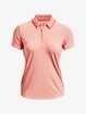 Damen T-Shirt Under Armour  Iso-Chill SS Polo-PNK