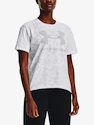 Damen T-Shirt Under Armour  LOGO AOP HEAVYWEIGHT SS-WHT S