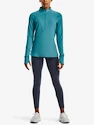 Damen T-Shirt Under Armour  Qualifier Run 2.0 1/2 Zip-BLU