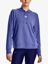 Damen T-Shirt Under Armour Rival Terry Hoodie-BLU