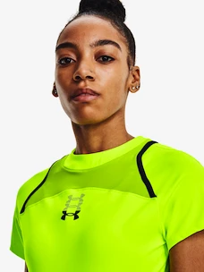 Damen T-Shirt Under Armour  Run Anywhere Crop SS-GRN XL