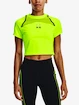 Damen T-Shirt Under Armour  Run Anywhere Crop SS-GRN