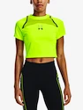 Damen T-Shirt Under Armour  Run Anywhere Crop SS-GRN XL