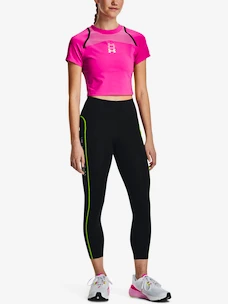 Damen T-Shirt Under Armour  Run Anywhere Crop SS-PNK XL