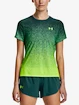 Damen T-Shirt Under Armour  Rush Cicada Shortsleeve-GRN