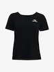 Damen T-Shirt Under Armour  Rush Energy Core SS-BLK