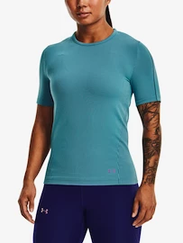 Damen T-Shirt Under Armour Rush Seamless SS-BLU