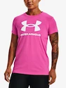 Damen T-Shirt Under Armour  SPORTSTYLE LOGO SS-PNK XS