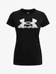 Damen T-Shirt Under Armour  Tech Solid Script SSC-BLK