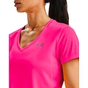 Damen T-Shirt Under Armour  Tech SSV Solid Pink