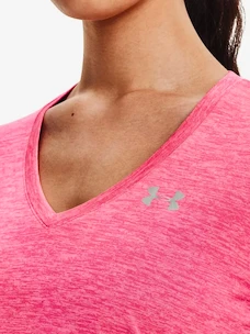 Damen T-Shirt Under Armour  Tech SSV - Twist Cerise