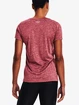 Damen T-Shirt Under Armour  Tech SSV - Twist-PNK