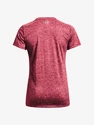 Damen T-Shirt Under Armour  Tech SSV - Twist-PNK