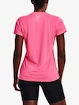 Damen T-Shirt Under Armour  Tech SSV - Twist-PNK