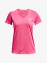 Damen T-Shirt Under Armour  Tech SSV - Twist-PNK