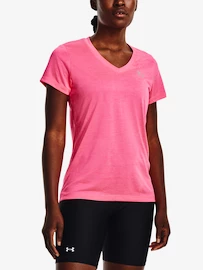 Damen T-Shirt Under Armour Tech SSV - Twist-PNK