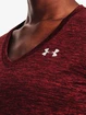 Damen T-Shirt Under Armour  Tech SSV - Twist-RED