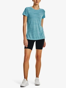 Damen T-Shirt Under Armour  Tech Tiger SSC-BLU S