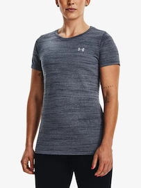 Damen T-Shirt Under Armour Tech Tiger SSC-GRY