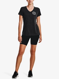 Damen T-Shirt Under Armour  Tech Twist LC Crest SSV-BLK XS