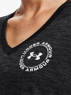 Damen T-Shirt Under Armour  Tech Twist LC Crest SSV-BLK XS