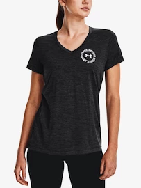 Damen T-Shirt Under Armour Tech Twist LC Crest SSV-BLK