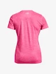 Damen T-Shirt Under Armour  Tech Twist LC Crest SSV-PNK