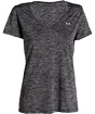 Damen T-Shirt Under Armour  Tech V-Neck-GRY