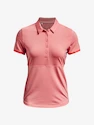 Damen T-Shirt Under Armour  Zinger Point SS Polo-PNK