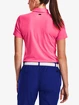 Damen T-Shirt Under Armour  Zinger Short Sleeve Polo-PNK