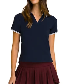 Damen T-Shirt Wilson W Club Polo Classic Navy