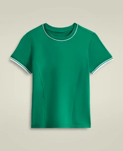 Damen T-Shirt Wilson  W Team Seamless Tee Courtside Green