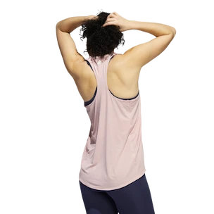 Damen Tank-Top adidas  3-Bar Logo Tank Wonder Mauve