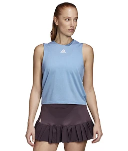 Damen Tank-Top adidas  Camo Tank Primeblue Light Blue